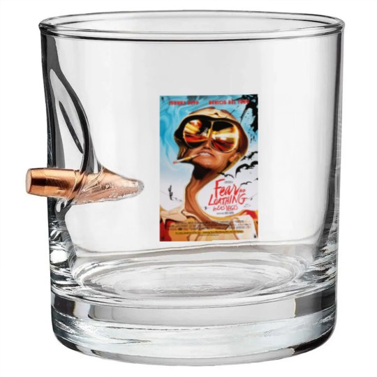 Discover Fear and Loathing in Las Vegas (1998) Movie Bullet Whiskey Glasses