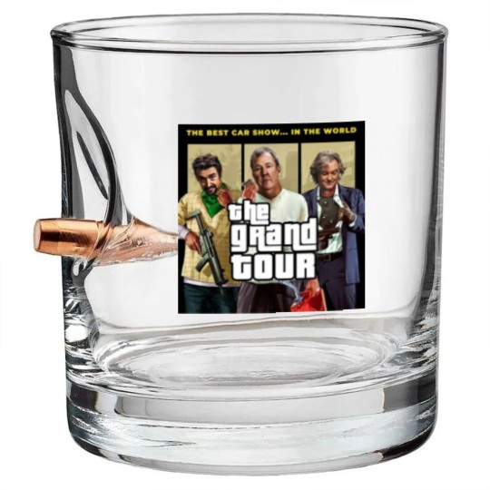 Discover The Grand Tour Merchandise | Active Bullet Whiskey Glasses