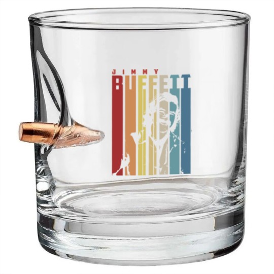 Discover Jimmy Buffett Bullet Whiskey Glasses, RIP Jimmy Buffett,Jimmy Buffett Fan Gift