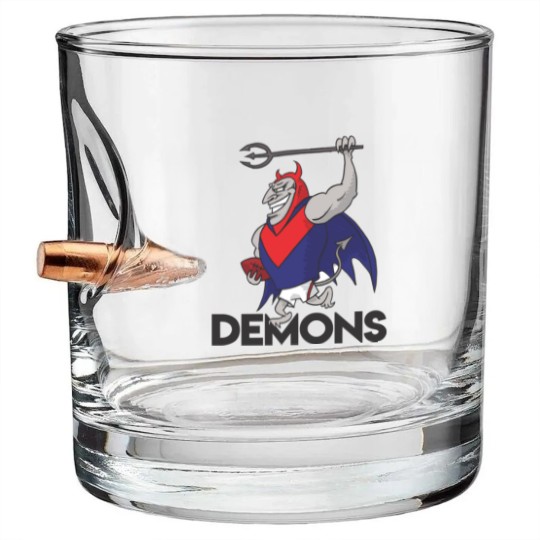 Discover Demons Melbourne Football Club - Bullet Whiskey Glasses