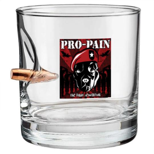 Discover Pro Pain Dog Bullet Whiskey Glasses