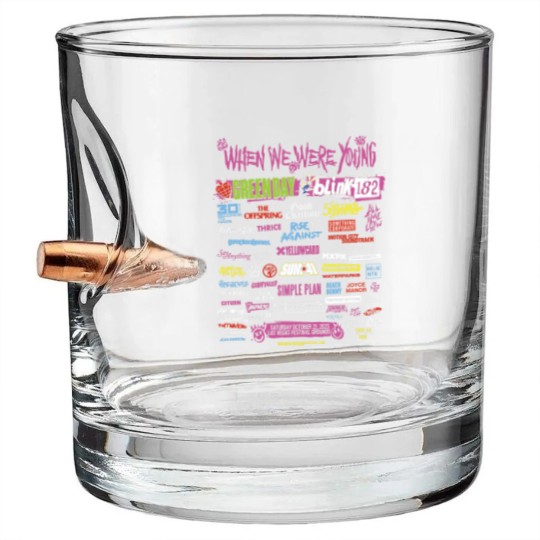 Discover "When We Where Young" Bullet Whiskey Glasses