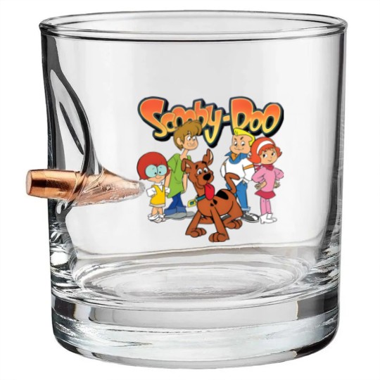 Discover Scooby-Doo Bullet Whiskey Glasses, Retro Christmas Crewneck Bullet Whiskey Glasses