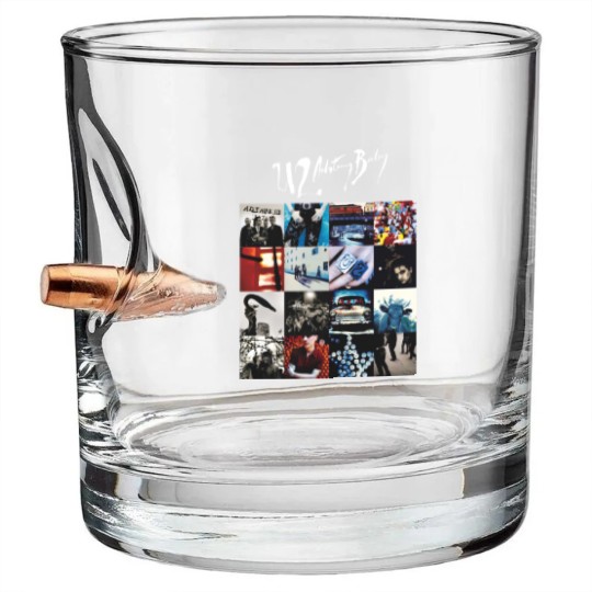 Discover U2 Achtung Baby Bullet Whiskey Glasses Bullet Whiskey Glasses Fan Gift Tour 2023 Classic