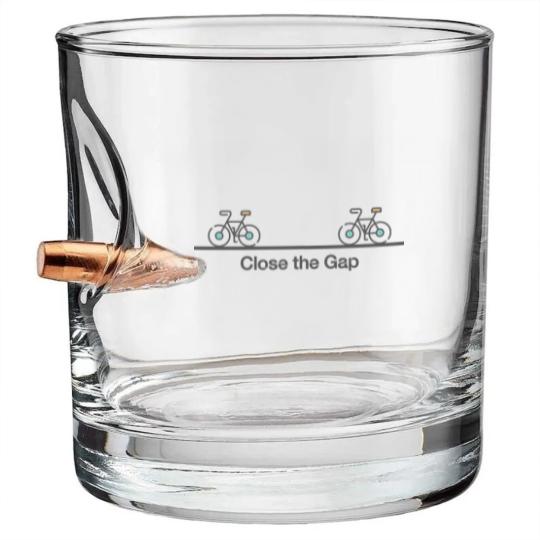 Discover close the gap! Active Bullet Whiskey Glasses