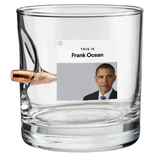 Discover This is Frank Ocean Meme Bullet Whiskey Glasses | unisex Heavy Bullet Whiskey Glasses