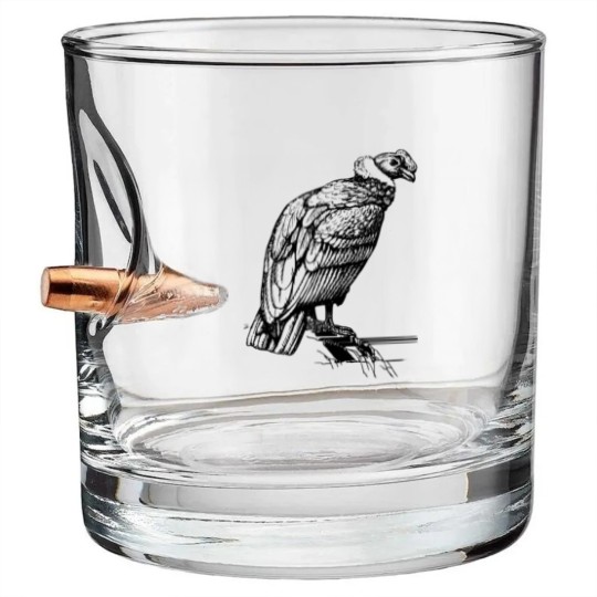 Discover condor vulture Bullet Whiskey Glasses