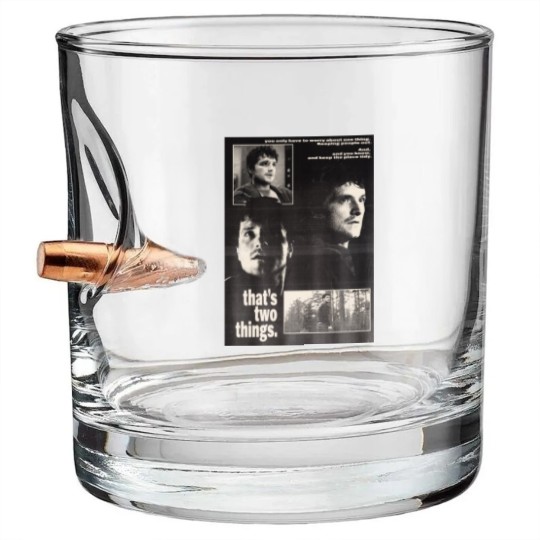 Discover Josh Hutcherson Mike Schmidt FNAF Movie Poster Bullet Whiskey Glasses
