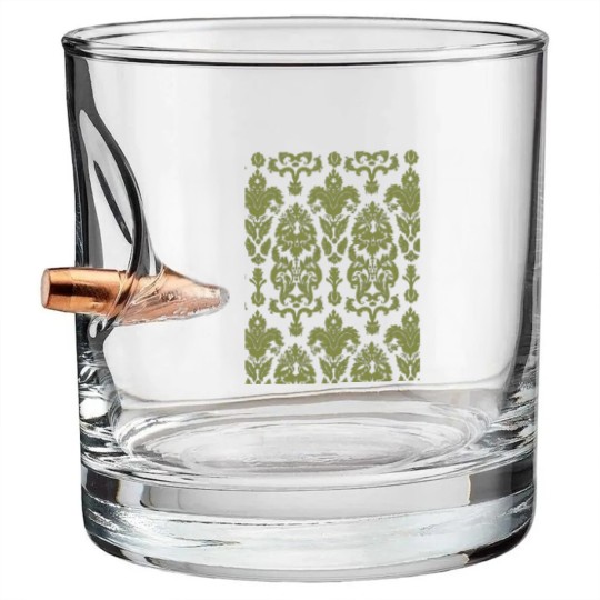 Discover The Sound of Music The Von Trapp Curtain Pattern Design  | Essential Bullet Whiskey Glasses