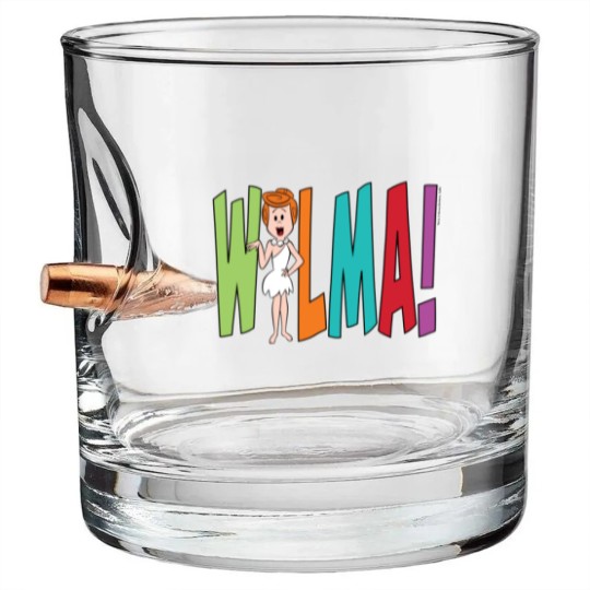 Discover The Flintstones | WILMA! Bullet Whiskey Glasses