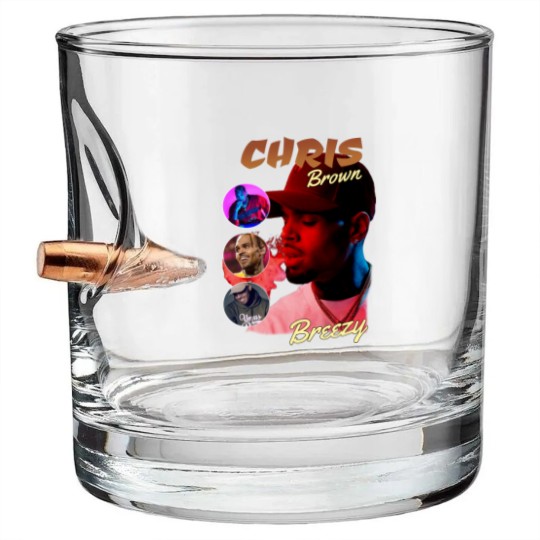 Discover Retro Chris Brown Under The Influence Tour Cotton Bullet Whiskey Glasses Bullet Whiskey Glasses