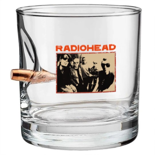 Discover Radiohead Cotton New Vintage Band Bullet Whiskey Glasses