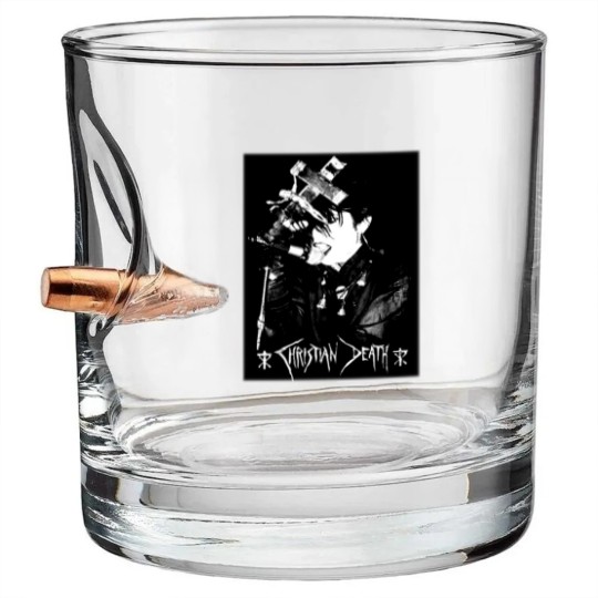 Discover Rozz Williams Chrisitan Death Bullet Whiskey Glasses