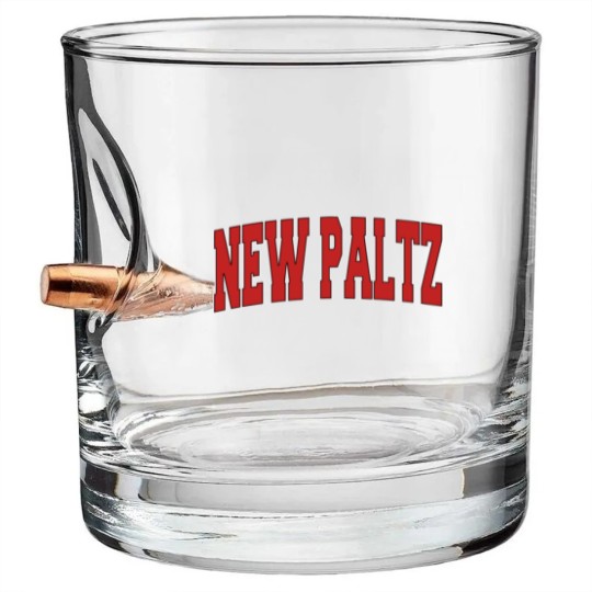 Discover New Paltz Ny New York Varsity Style Usa Vintage Sp Bullet Whiskey Glasses