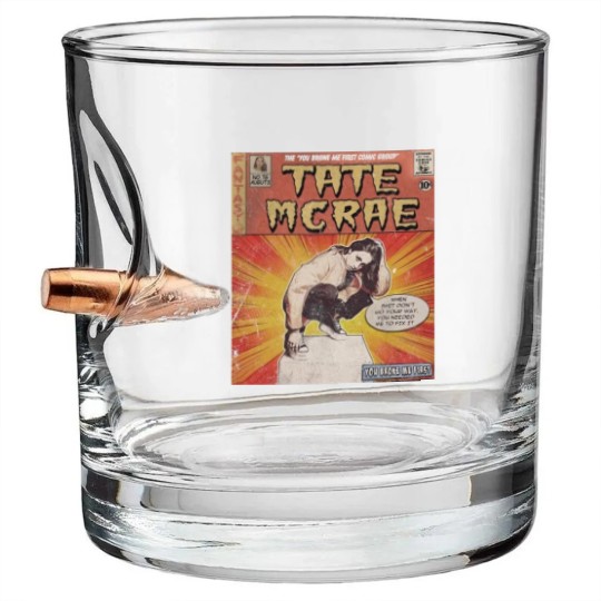 Discover Tate Mcrae Comic Bullet Whiskey Glasses, 90S Vintage Merch