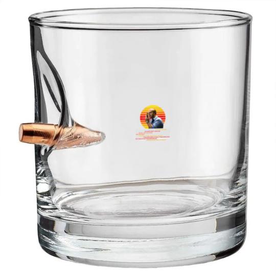 Discover Tom Cruise as Les Grossman from Tropic Thunder - Curse filled Rant Bullet Whiskey Glasses