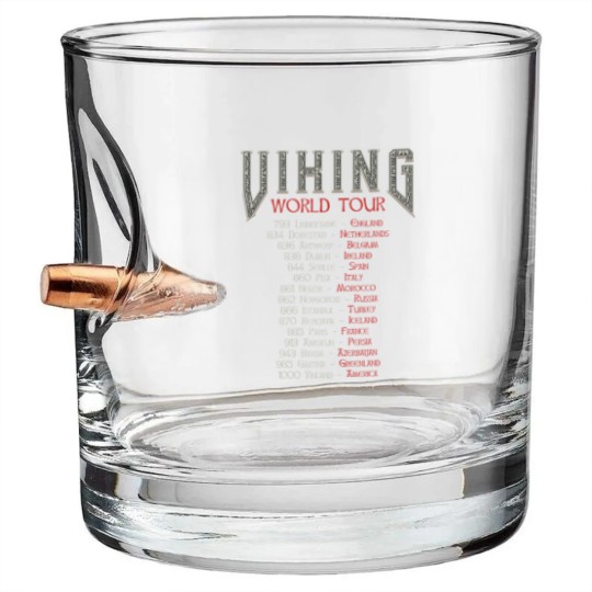 Discover Viking World Tour Bullet Whiskey Glasses