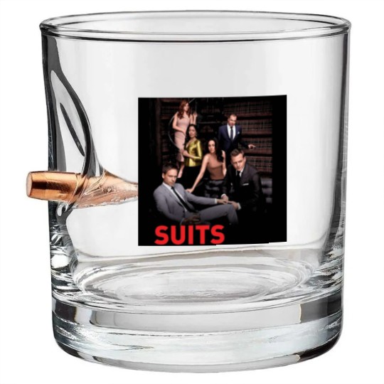 Discover Suits Original Series Bullet Whiskey Glasses