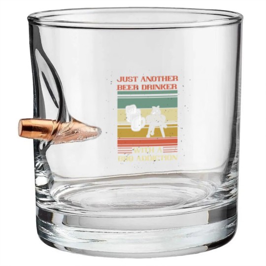 Discover drink only one beer Bullet Whiskey Glasses