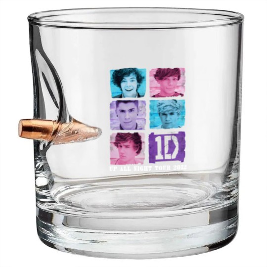 Discover 2012 One Direction Up All Night Tour Bullet Whiskey Glasses