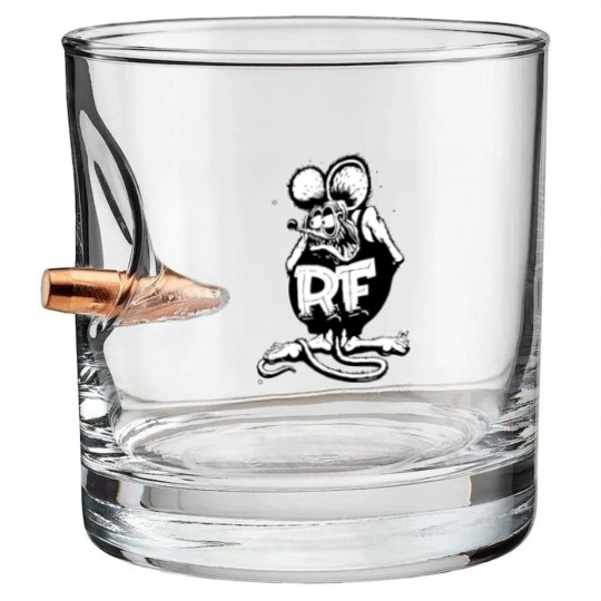 Discover Rat Fink Bullet Whiskey Glasses
