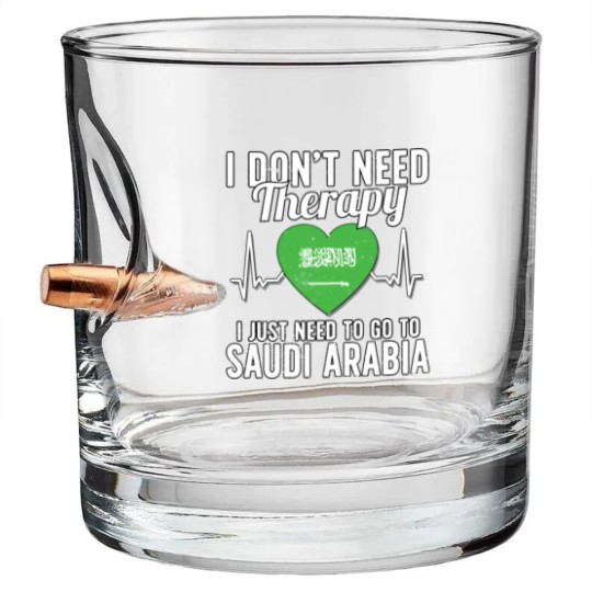 Discover Saudi Arabia flag I Arab Souvenirs Bullet Whiskey Glasses