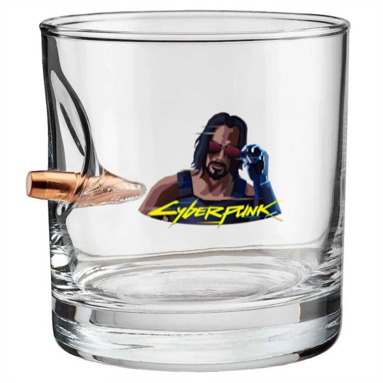 Discover Johnny Silverhand - Cyberpunc 2077 - Bullet Whiskey Glasses