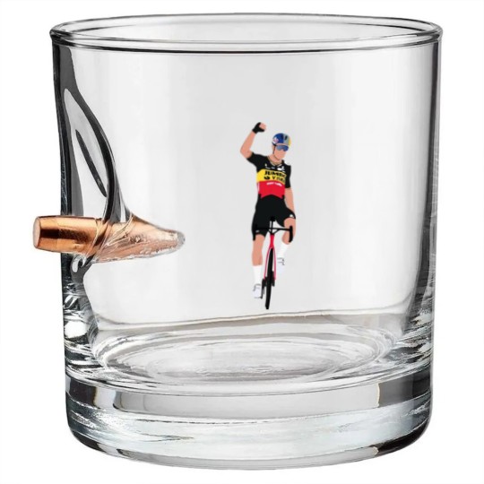Discover wout van aert stronger Bullet Whiskey Glasses