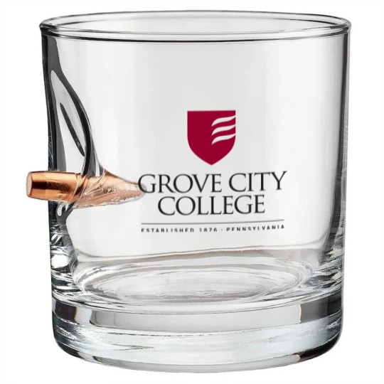 Discover Grove City College Bullet Whiskey Glasses
