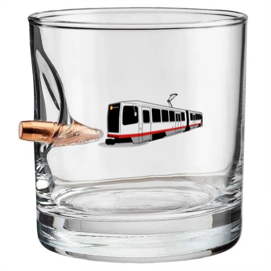 Discover J Church - San Francisco Muni Train Bullet Whiskey Glasses