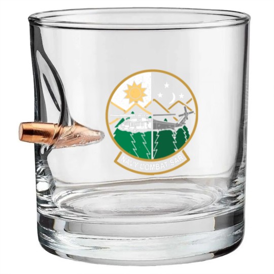 Discover Navy Combat SAR - Navy Combat Search And Rescue - Bullet Whiskey Glasses