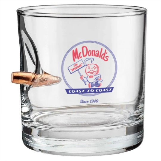 Discover McDonald vintage speedee coast to coast Bullet Whiskey Glasses