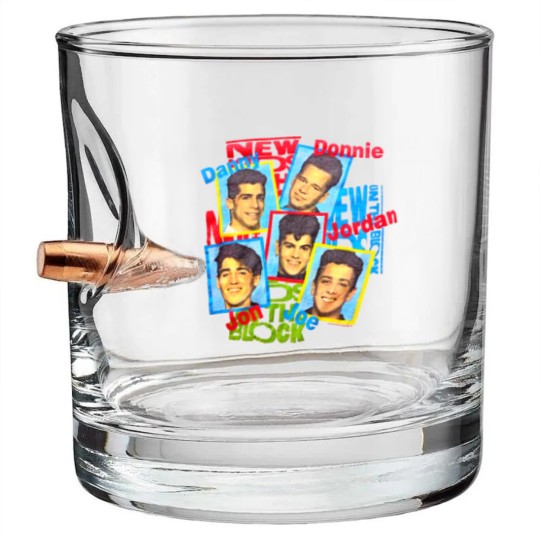 Discover NK on The Block Bullet Whiskey Glasses, Vintage NKOT Block Pink Bullet Whiskey Glasses