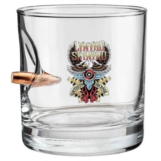 Discover Lynyrd Skynyrd Music Bullet Whiskey Glasses, Rock Band Music Bullet Whiskey Glasses