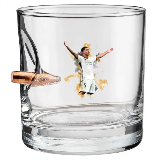 Discover Jude Bellingham - watercolor Bullet Whiskey Glasses