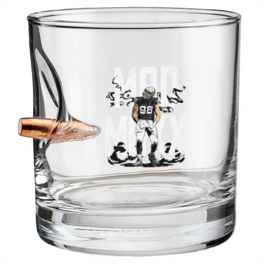 Discover Maxx Crosby Las Vegas Mad Maxx - Maxx Crosby - Bullet Whiskey Glasses