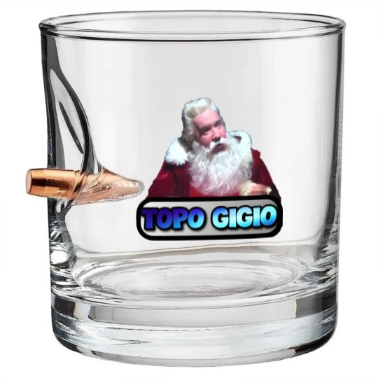 Discover Funny Design - The Santa Clause - Topo Gigio - The Santa Clause - Bullet Whiskey Glasses
