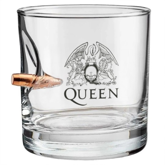 Discover Freddie Mercury Queen Band Bullet Whiskey Glasses, Festival Clothing Rock Band Bullet Whiskey Glasses