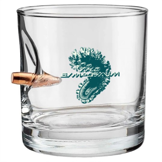 Discover The Symposium sci-fi with new logo Bullet Whiskey Glasses