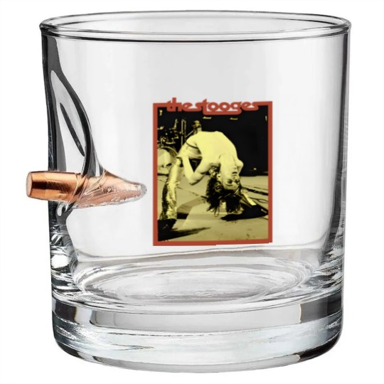 Discover The Stooges Iggy Pop Punk Rock Band Bullet Whiskey Glasses