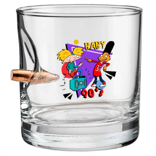 Discover Hey arnold! 90s Baby - Hey Arnold - Bullet Whiskey Glasses