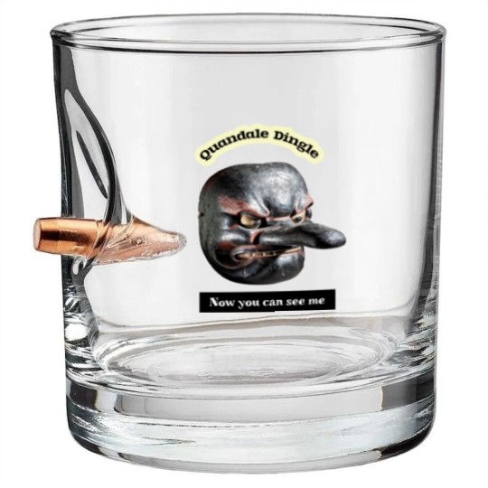 Discover Quandale Dingle funny design Bullet Whiskey Glasses