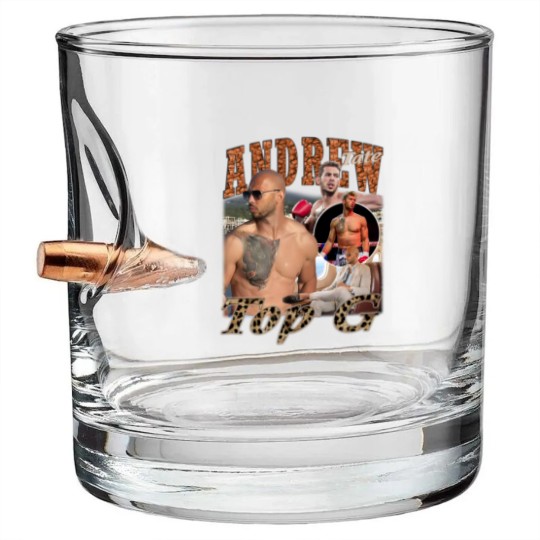 Discover Andrew Tate Bullet Whiskey Glasses
