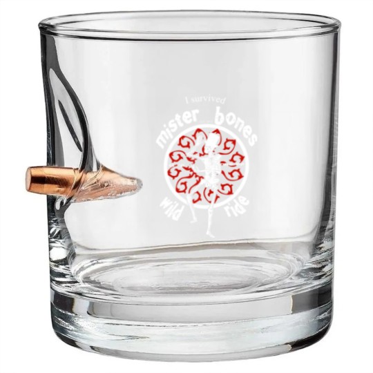 Discover I Survived Mister Bones Wild Ride - Skeletons Bones - Bullet Whiskey Glasses