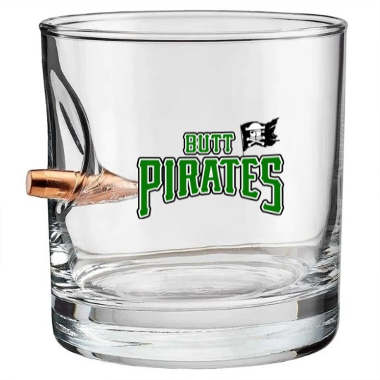 Discover Butt Pirates Green - Butt Purates - Bullet Whiskey Glasses