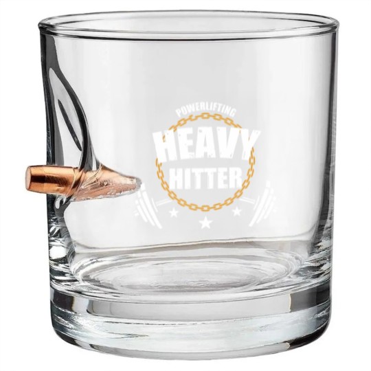 Discover Powerlifting Heavy Hitter - Powerlifting - Bullet Whiskey Glasses