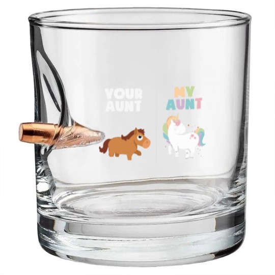 Discover Unicorn Aunt Bullet Whiskey Glasses