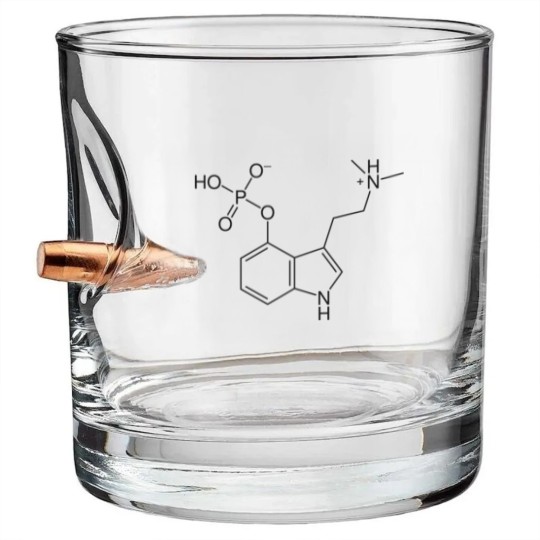 Discover psylocibin drug magic mushrooms Bullet Whiskey Glasses