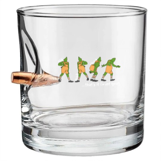 Discover funny xmas that's it i'm not going christmas clothing long t Bullet Whiskey Glasses