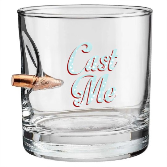 Discover Cast Me Actor Actress Acting Movie Theatre Gift Bullet Whiskey Glasses